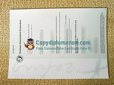 Erasmus Universiteit Rotterdam Getuigschrift