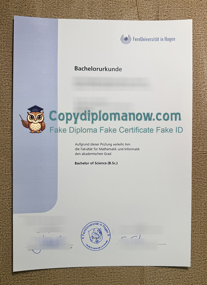 FernUniversität in Hagen Urkunde