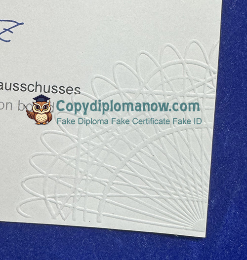 Hochschule Hamm-Lippstadt Urkunde