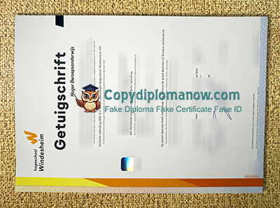 Hogeschool Windesheim Getuigschrift