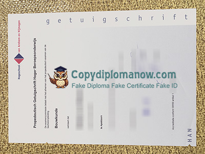 Hogeschool van Arnhem en Nijmegen Diploma