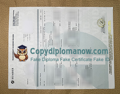 Humber Polytechnic Transcript