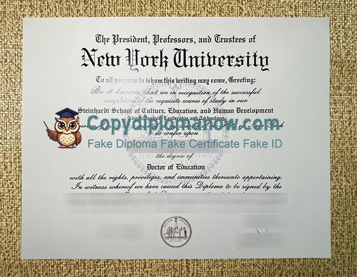 New York University Diploma