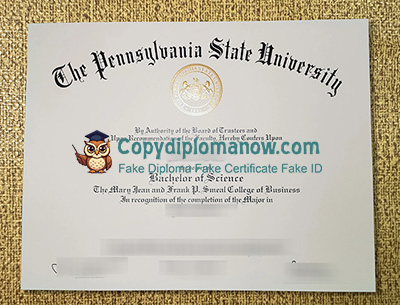 Pennsylvania State University Diploma
