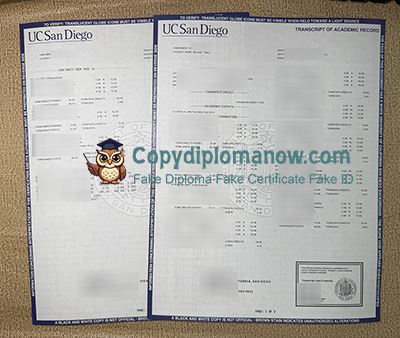 UCSD Transcript