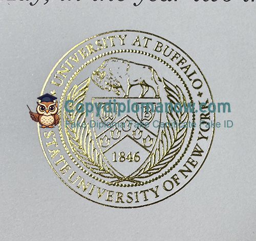 University at Buffalo Diploma seal