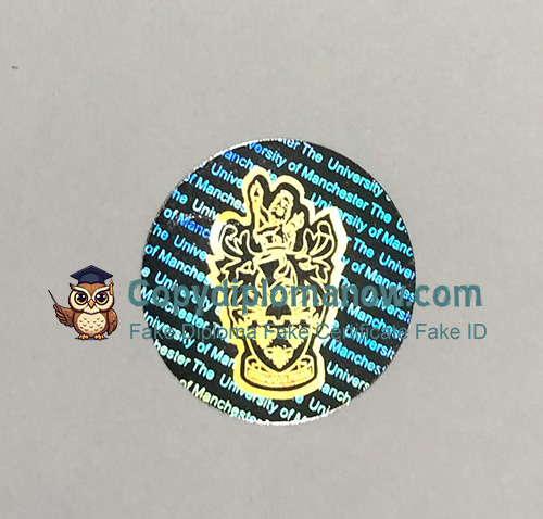 University of Manchester Transcript Hologram Security