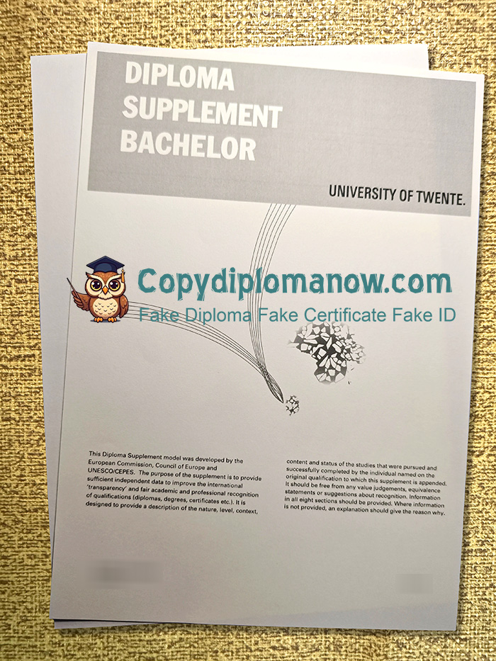 University of Twente Diploma Supplement