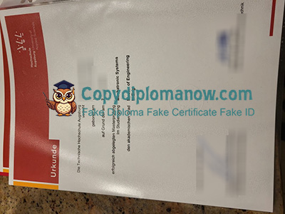 Technische Hochschule Augsburg Urkunde