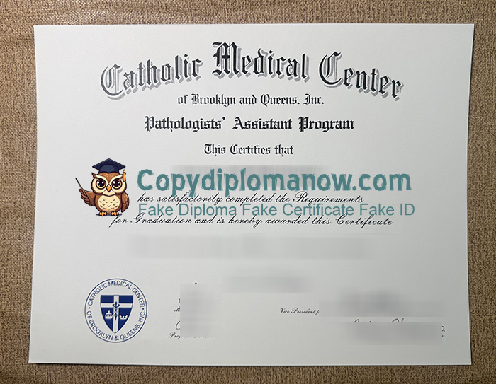 Catholic Medical Center Certificate
