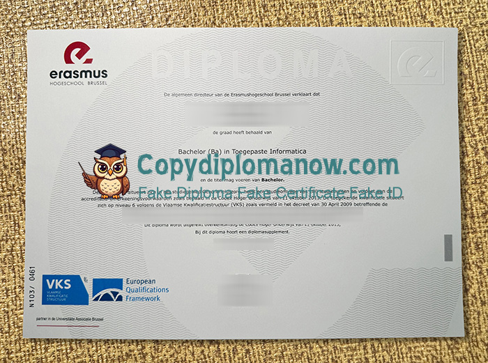 Erasmushogeschool Brussel Diploma