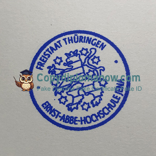 EAH Jena Urkunde seal