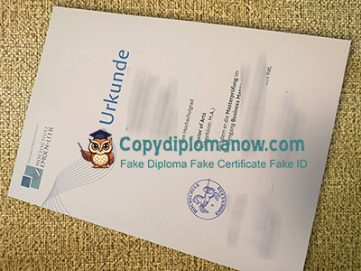 Hochschule Emden/Leer Urkunde