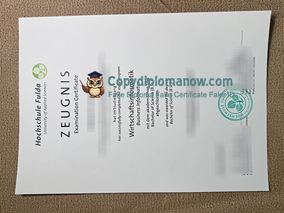 Hochschule Fulda Zeugnis