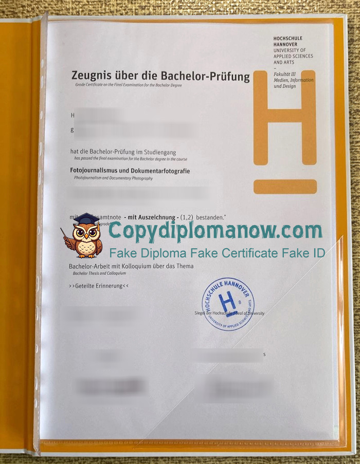 Hochschule Hannover Zeugnis