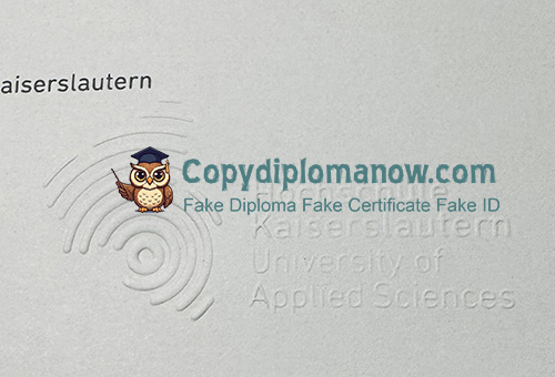 University of Applied Sciences Kaiserslautern Diploma seal
