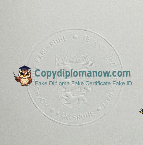 Hochschule Karlsruhe Urkunde seal