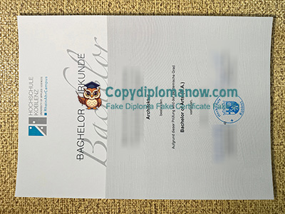 Hochschule Koblenz Urkunde