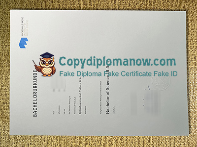 Hochschule Mainz Urkunde