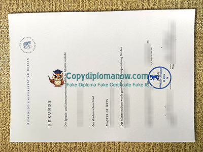 Humboldt-Universität zu Berlin Urkunde