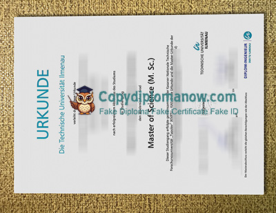 Technische Universität Ilmenau Urkunde