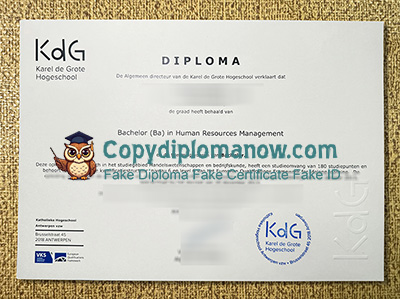 Karel de Grote Hogeschool Diploma