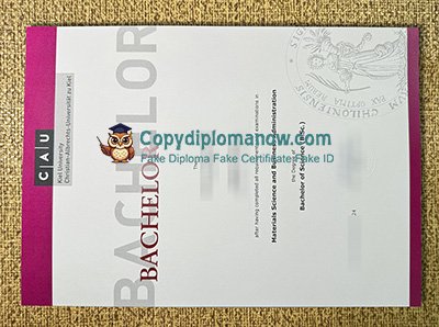 Kiel University Urkunde