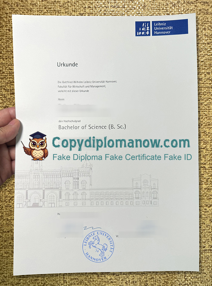 Leibniz Universität Hannover Urkunde