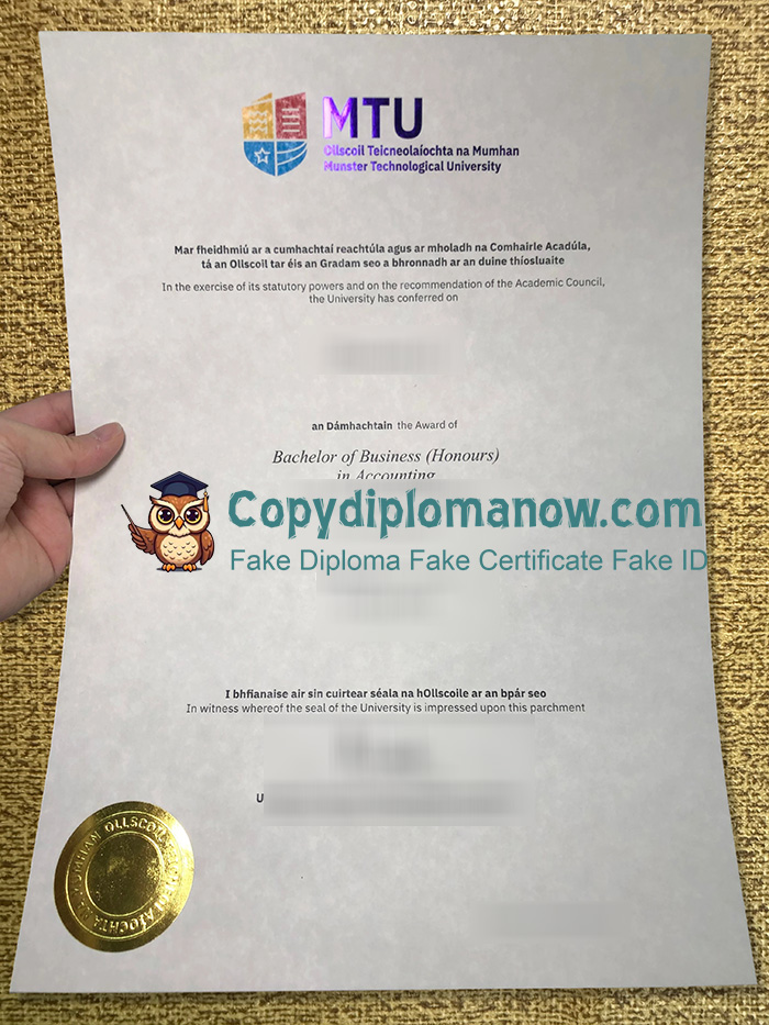 MTU Diploma, Munster Technological University Diploma