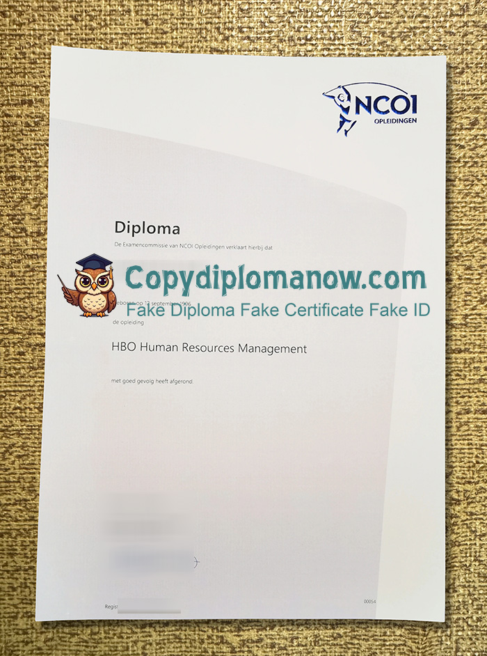 NCOI Opleidingen Diploma