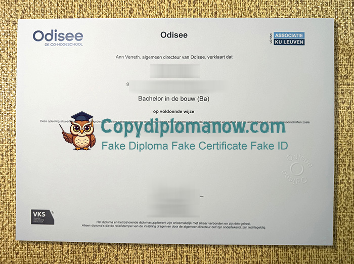 Odisee hogeschool Diploma
