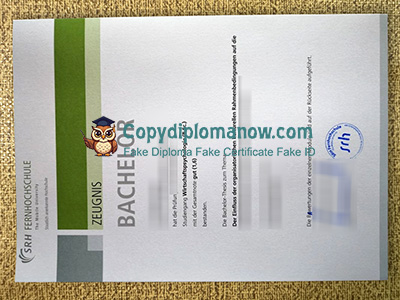 SRH Fernhochschule Zeugnis