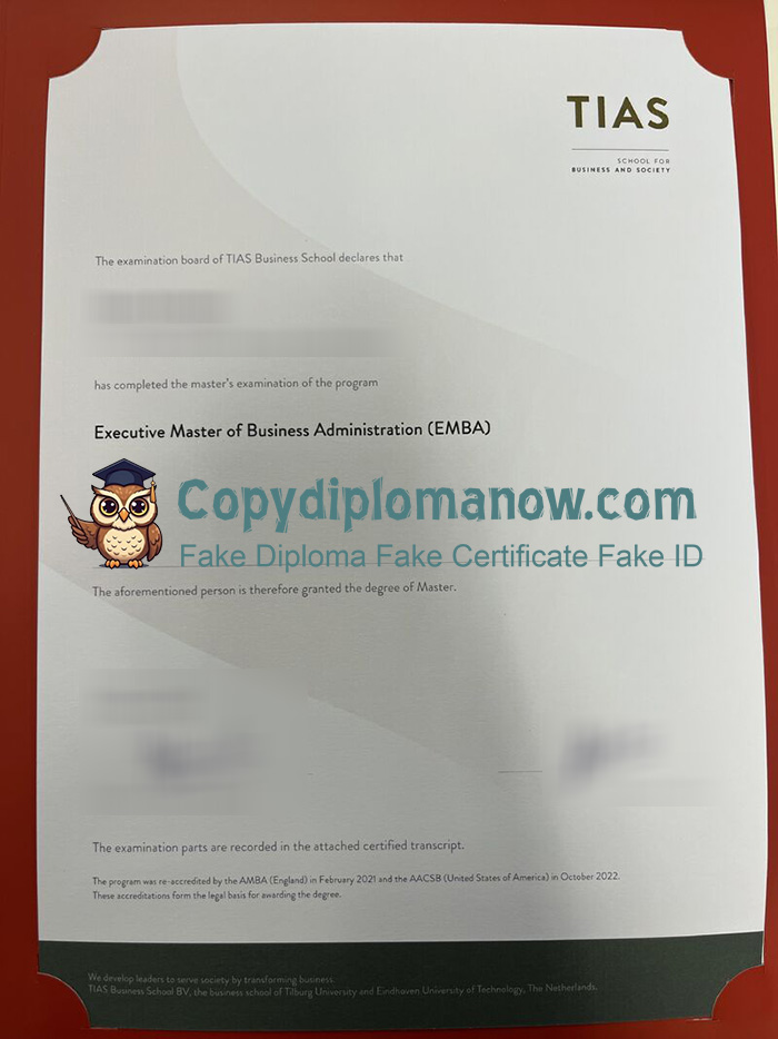 TIAS School for Business and Society Diploma