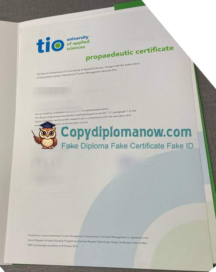TIO University of Applied Sciences Diploma