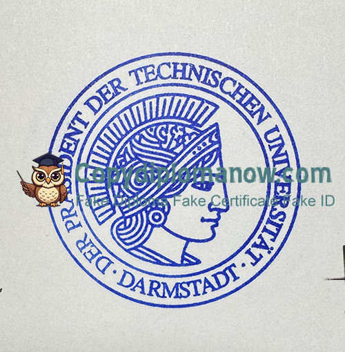 TU Darmstadt Urkunde seal