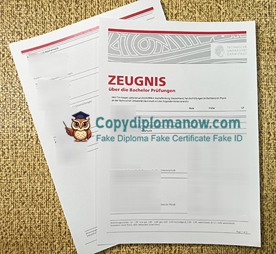 TU Darmstadt Zeugnis