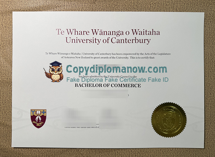 University of Canterbury Diploma