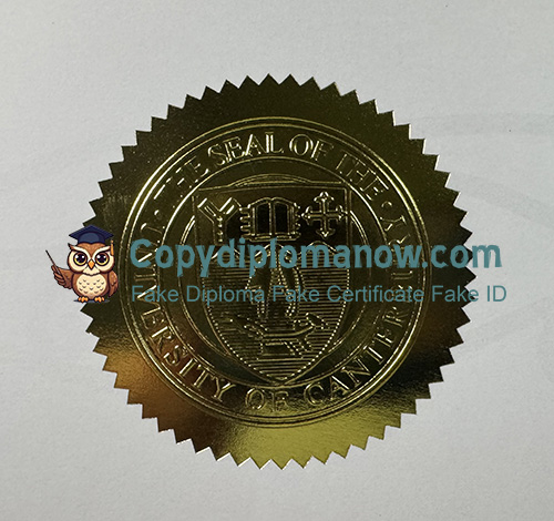 University of Canterbury Diploma seal
