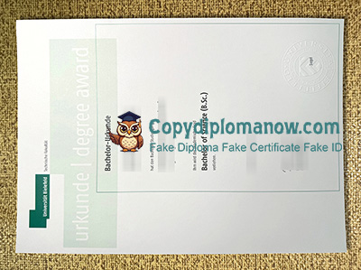 Universität Bielefeld Urkunde