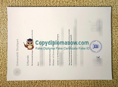 Universität Stuttgart Urkunde