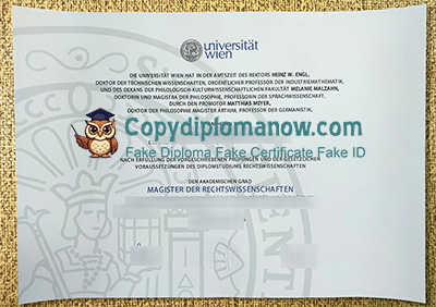 Universität Wien Diploma