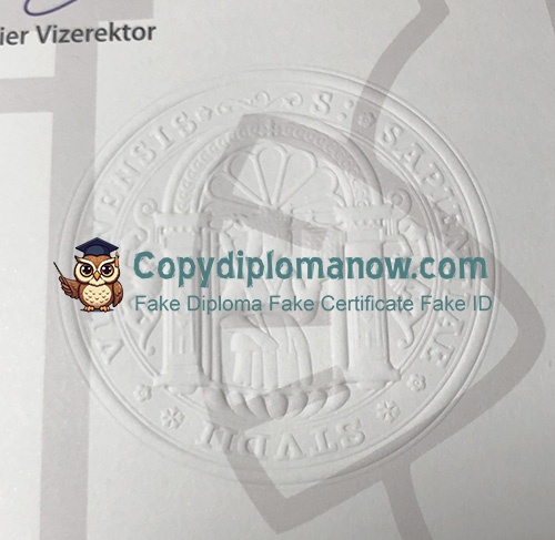 Universität Wien Diploma seal