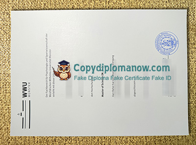 WWU Münster Urkunde