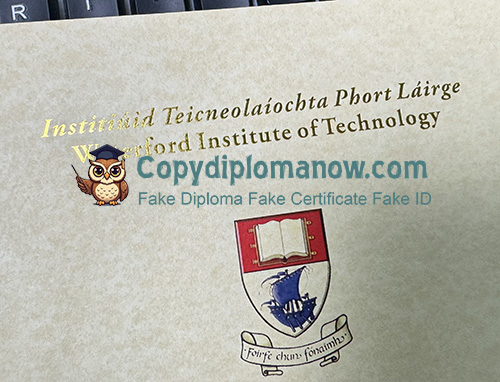 Waterford Institute of Technology Diploma Gold foil logo