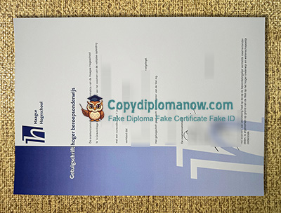 Haagse Hogeschool Getuigschrift