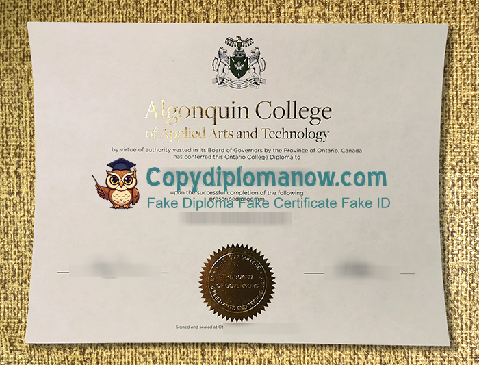 Algonquin College Diploma