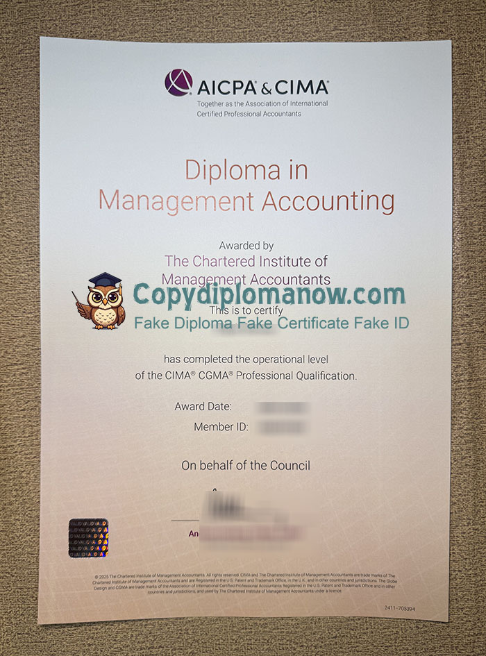 AICPA & CIMA Certificate