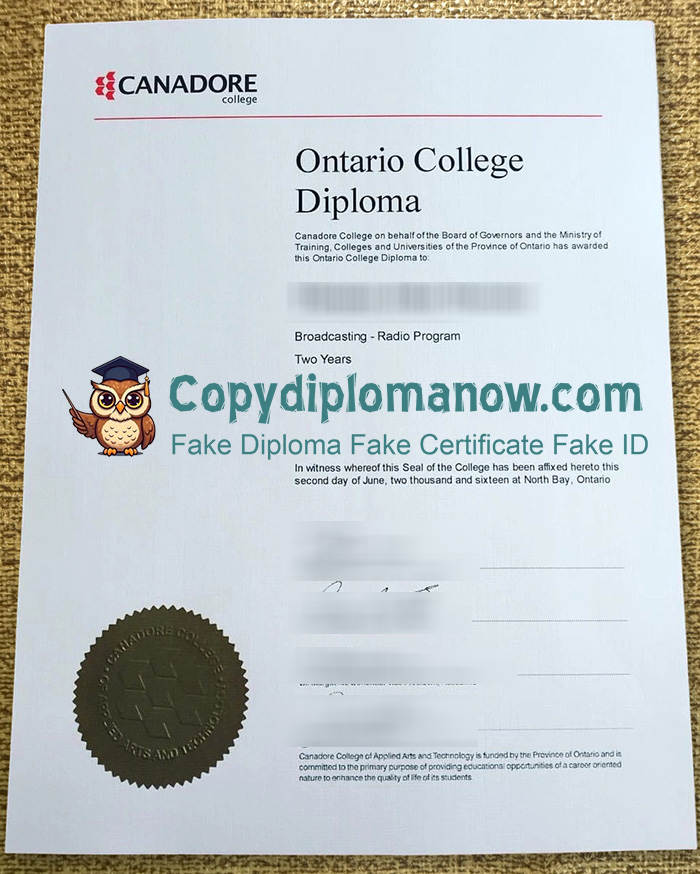 Canadore College Diploma