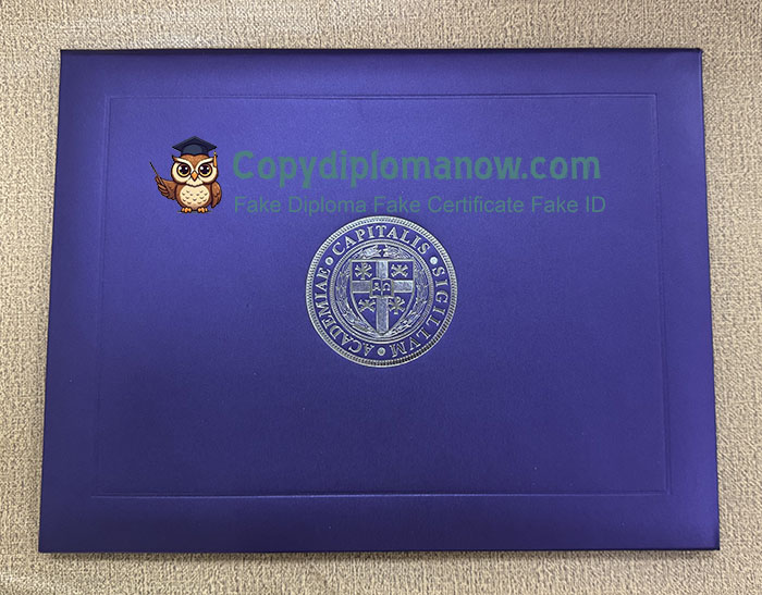 Capital University Diploma Cover