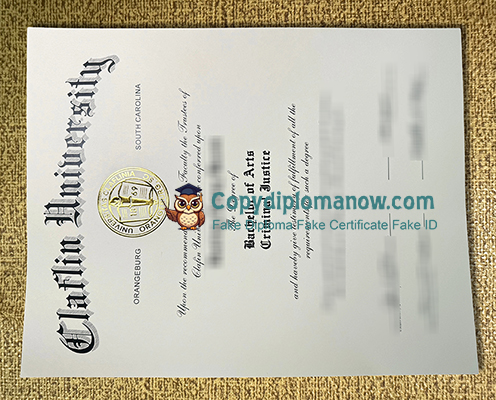 Claflin University Diploma